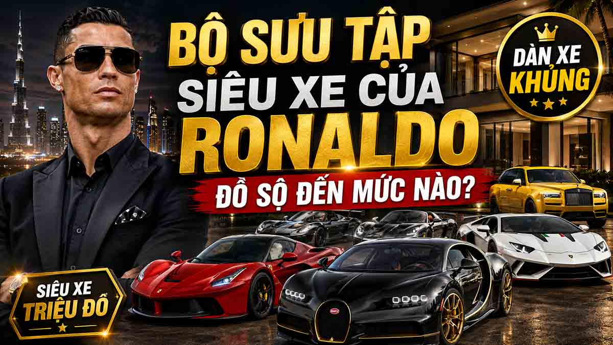 Bộ Sưu Tập Siêu Xe Của Ronaldo Có Gì Đặc Biệt? 1 Bộ sưu tập siêu xe của Ronaldo đồ sộ đến mức nào?