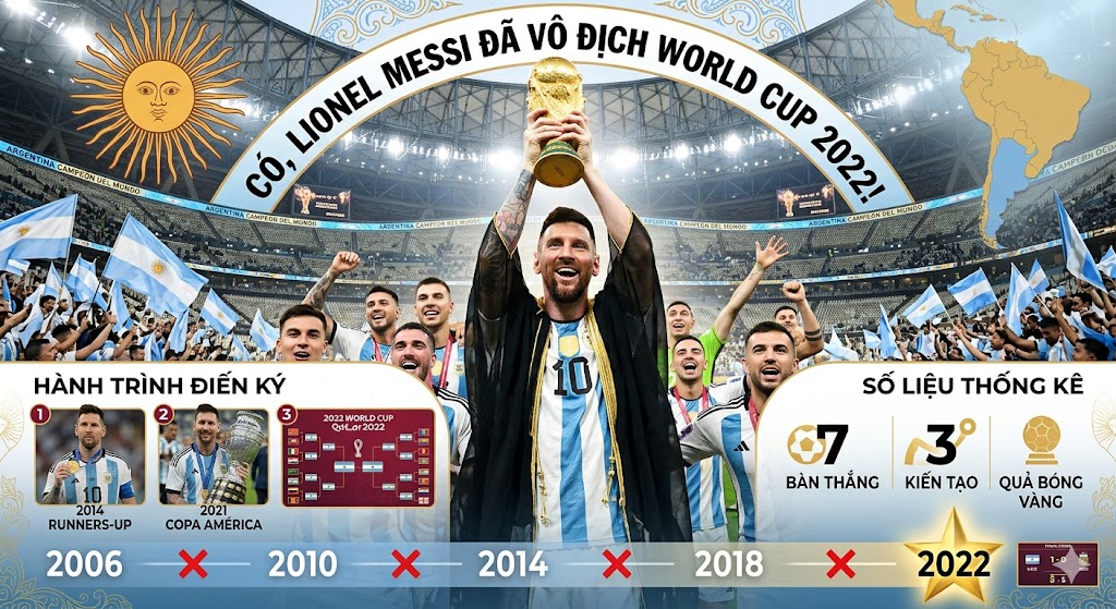 Messi Vô Địch World Cup Chưa? Câu Trả Lời Chính Xác 1 Hiện tại Messi đã vô địch World Cup chưa?
