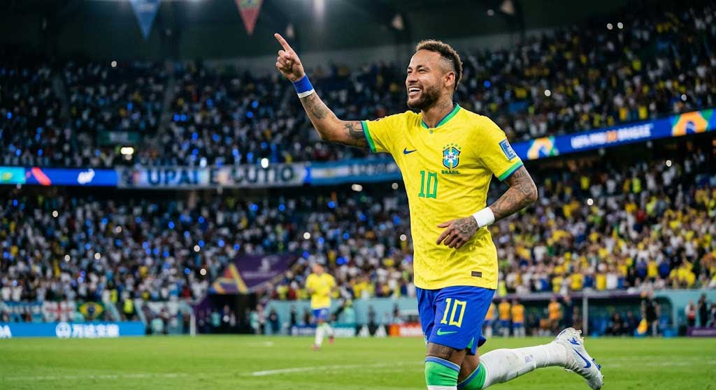 Neymar Jr là ngôi sao Brazil nổi tiếng nhờ kỹ thuật và phong cách cá nhân