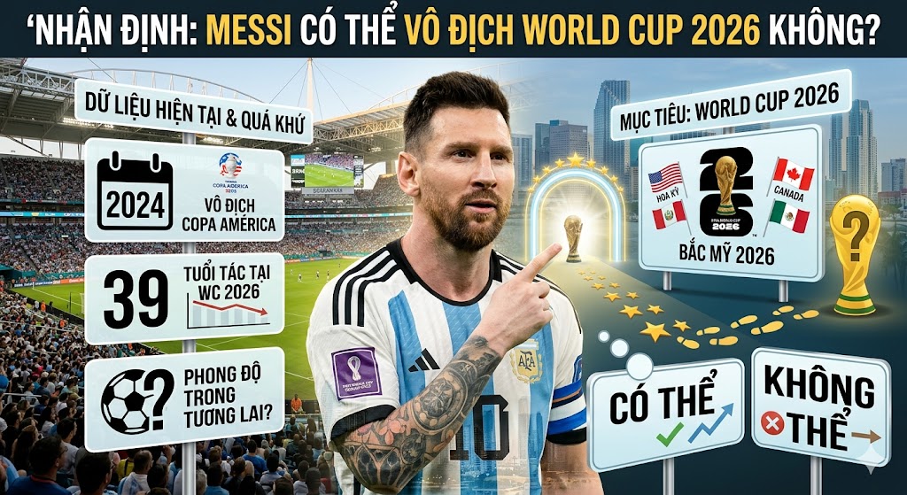 Messi Vô Địch World Cup Chưa? Câu Trả Lời Chính Xác 3 Nhận định Messi có thể vô địch World Cup 2026 không?