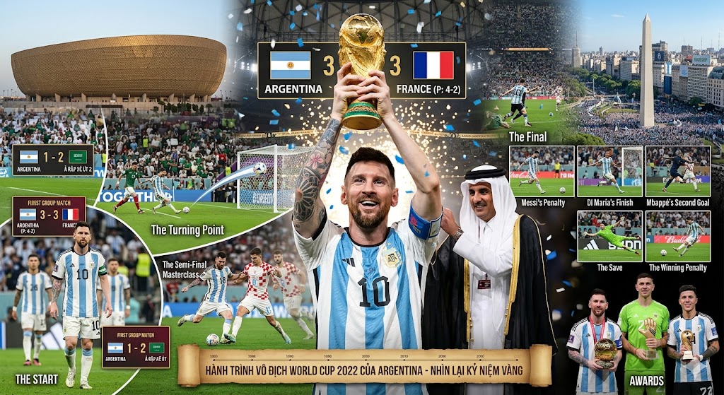 Messi Vô Địch World Cup Chưa? Câu Trả Lời Chính Xác 2 Nhìn lại hành trình Messi vô địch World Cup 2022 cùng Argentina