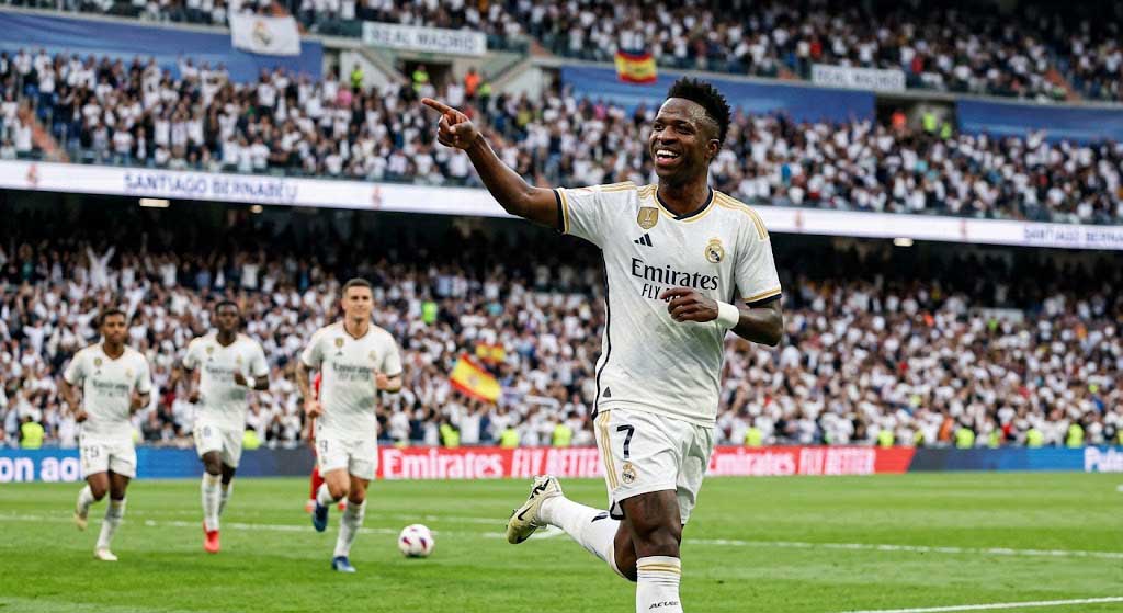 Vinícius Júnior là cầu thủ Real Madrid nổi bật với tốc độ và kỹ thuật